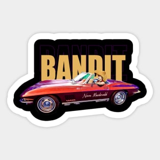 NORM MACDONALD CLASSIC CAR BANDIT Sticker